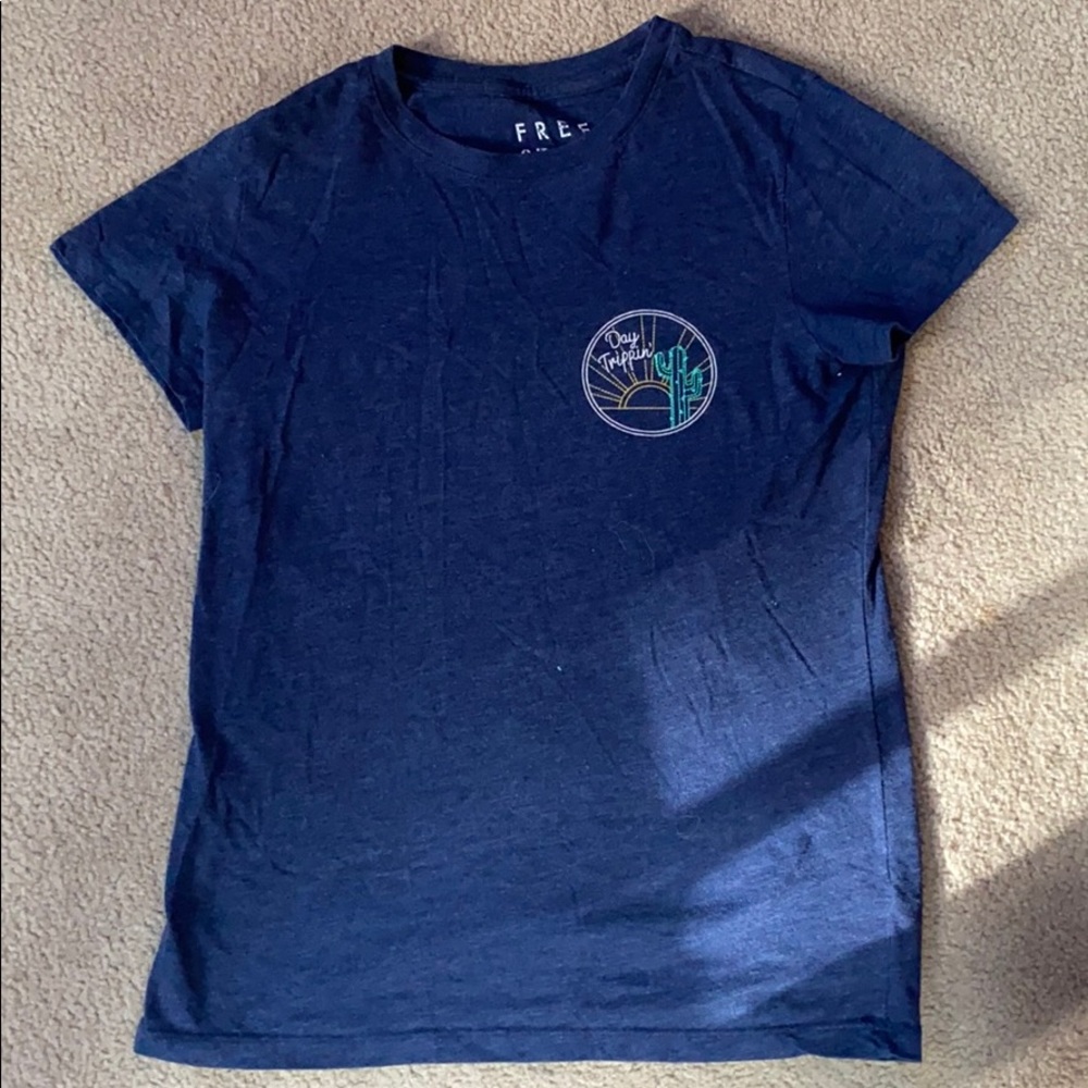 Navy blue tee shirt